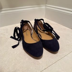 Splendid Blue Flats